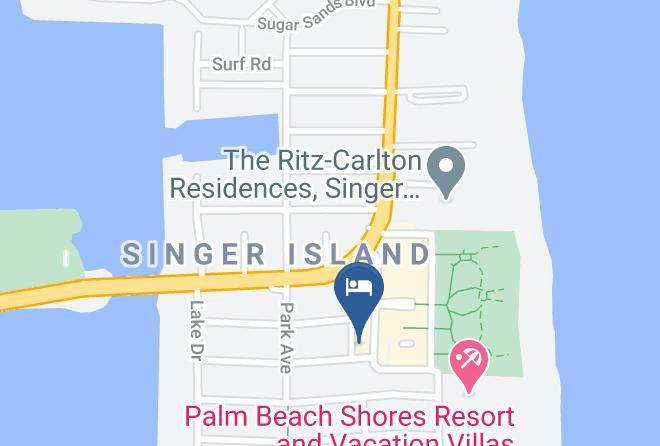 Palm Beach - Sands Hotel & Resort Maps