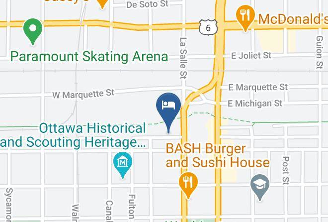 La Salle - Sands Motel Maps