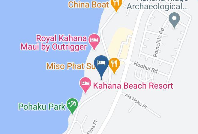 Maui - Sands Of Kahana Resort Maps
