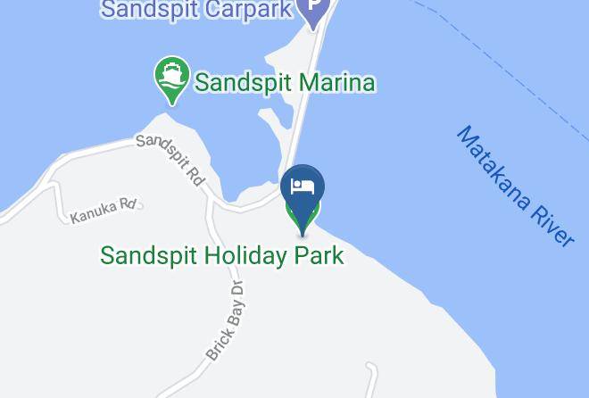 Snells Beach - Sandspit Holiday Park Maps
