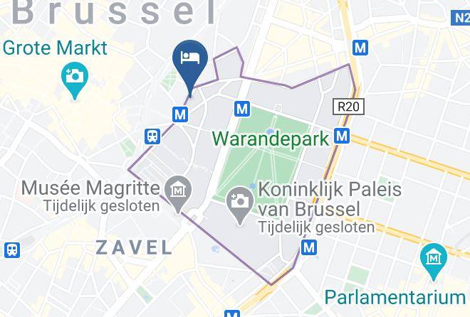 Brussels - Pillows City Hotel Brussels Centre Maps