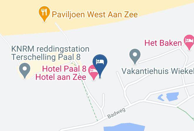 Terschelling - Sandton Hotel Paal 8 Maps