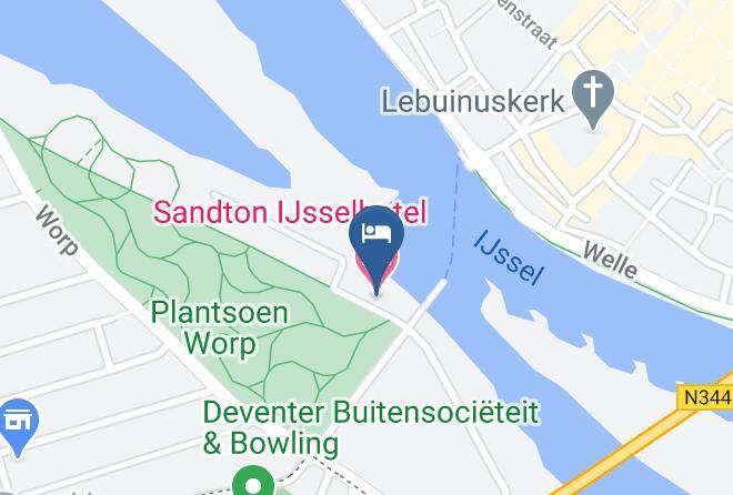 Deventer - Sandton Ijsselhotel Maps