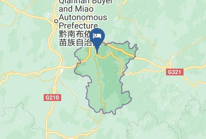 Qiannan Aut Prefecture - Sandu Jinqiao Theme Hotel Maps