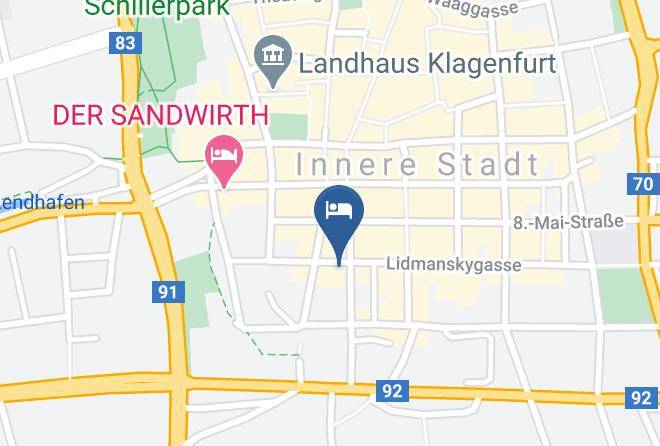 Klagenfurt - Sandwirth Suites Palais Musil Maps