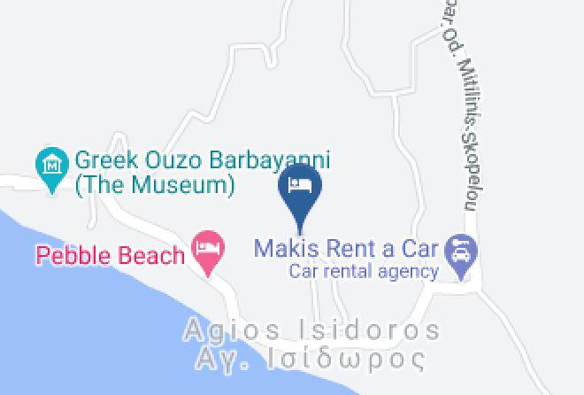 Lesvos - Sandy Bay Hotel Maps