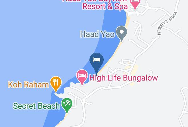 Amphoe Ko Pha Ngan - Sandy Bay Resort Maps