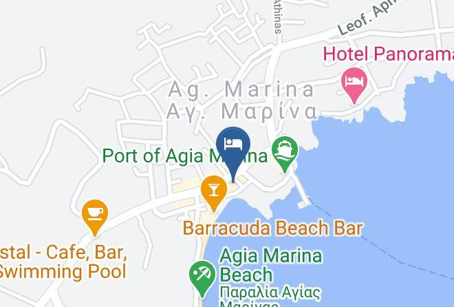 Perifereiaki Enotita Nison - Sandy Beach Hotel Maps