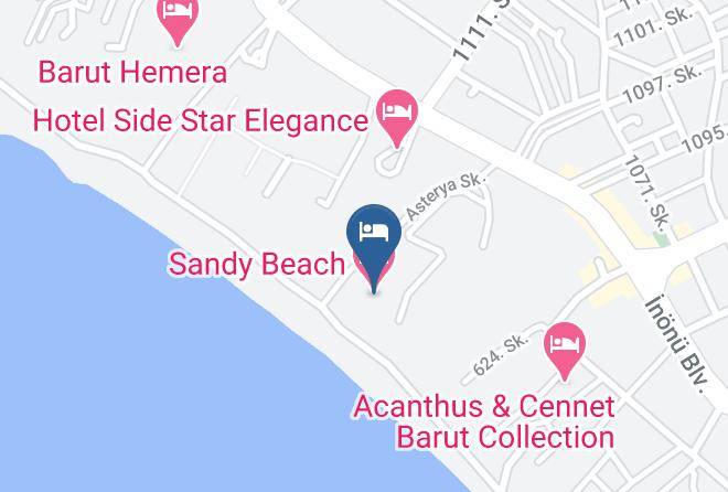 Manavgat - Sandy Beach Hotel Maps