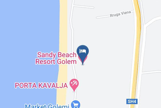 Kavaje - Sandy Beach Resort Golem Maps