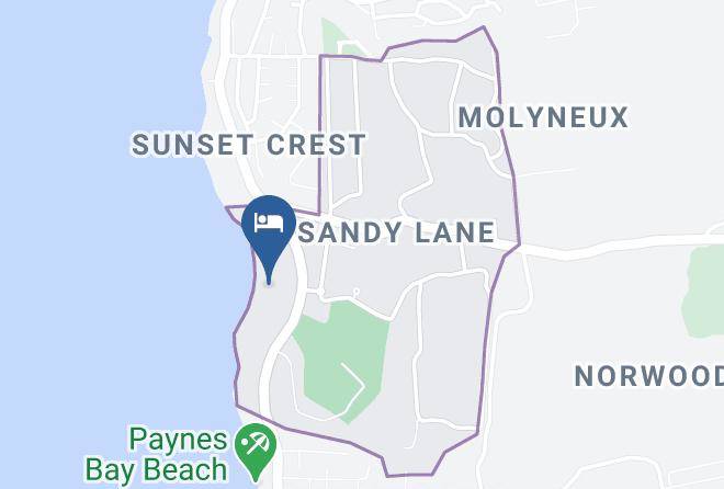 Sandy Lane Hotel Map
