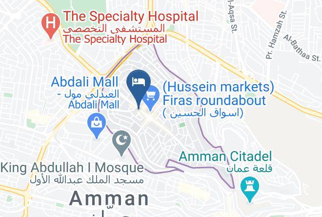 Amman - Sandy Palace Hotel Maps