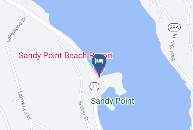 Belknap - Sandy Point Beach Resort Maps