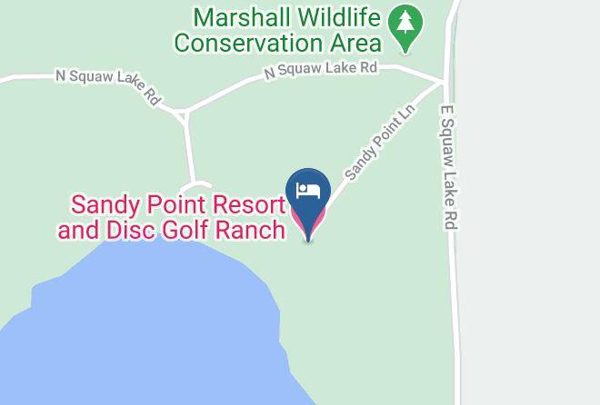 Vilas - Sandy Point Resort And Disc Golf Ranch Maps