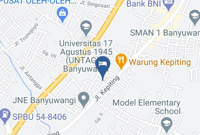 Banyuwangi - Sandy's Homestay Maps