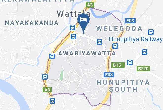 Colombo - Sanford Hotel Wattala Maps