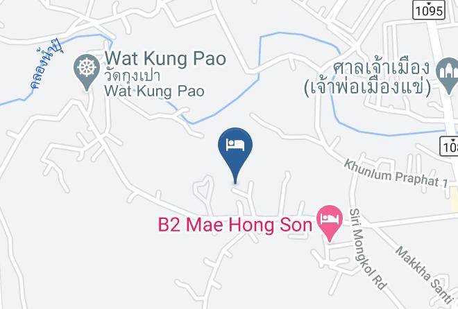 Amphoe Mueang Mae Hong Son - Sang Tong Huts Maps
