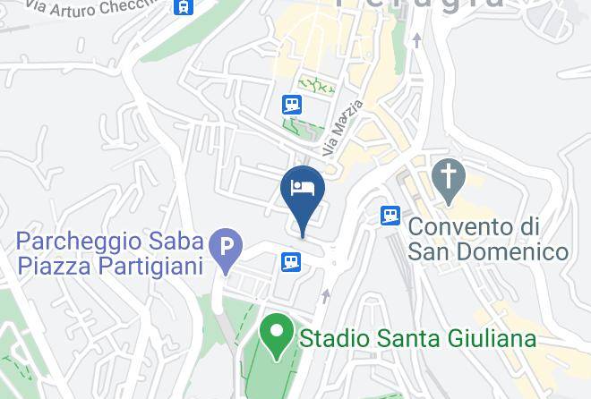 Perugia - Sangallo Palace Hotel Maps