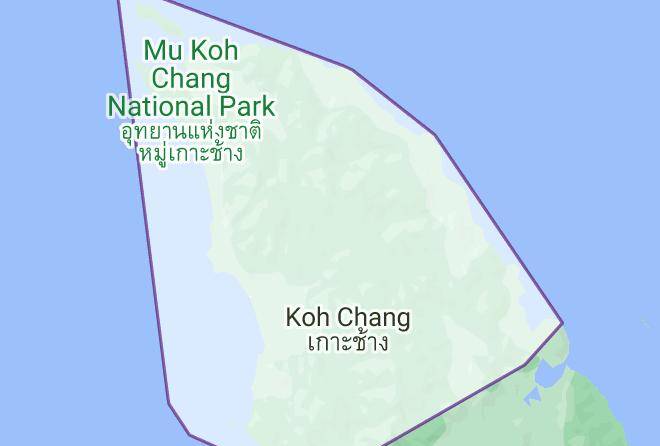 Amphoe Ko Chang - Sangaroon Bungalow Koh Chang Maps