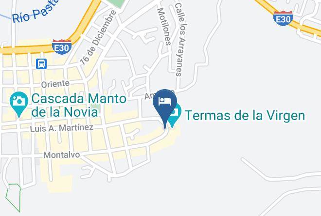 Banos De Agua Santa - Sangay Spa Hotel Maps