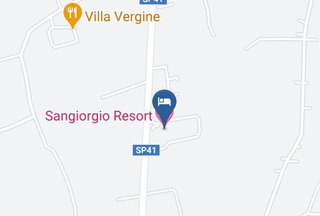Lecce - Sangiorgio Resort Maps