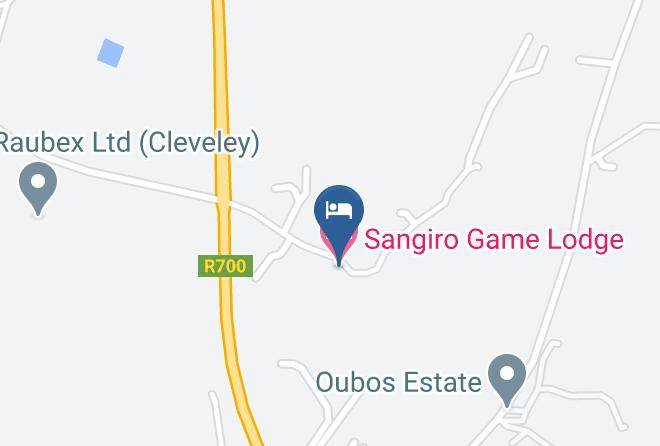 Mangaung - Sangiro Game Lodge Maps