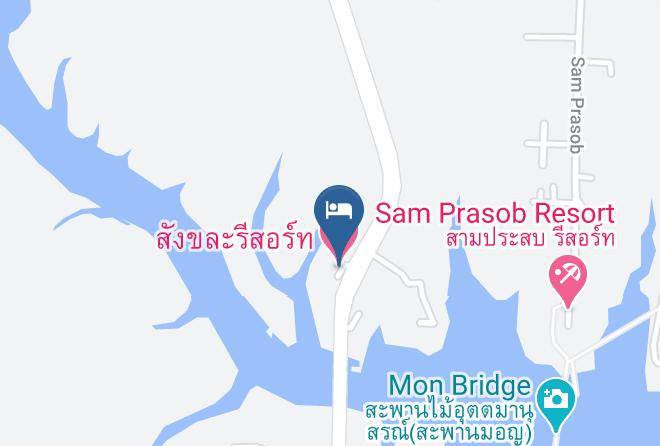 Amphoe Sangkhla Buri - Sangkla Resort Maps