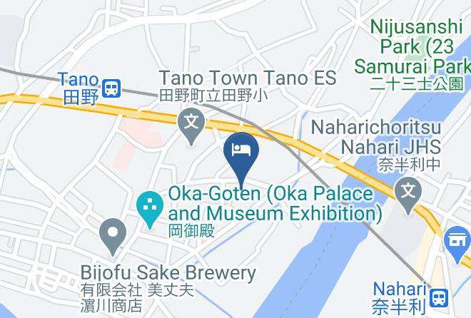 Tano Townaki District - Sango Ryokan Maps