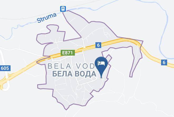 Pernik Kv Bela Voda - Sani Family Hotel Maps