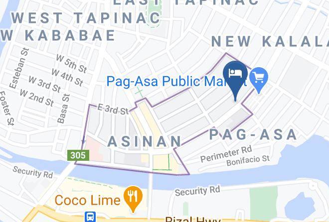 Sanjaha Inn Olongapo Map