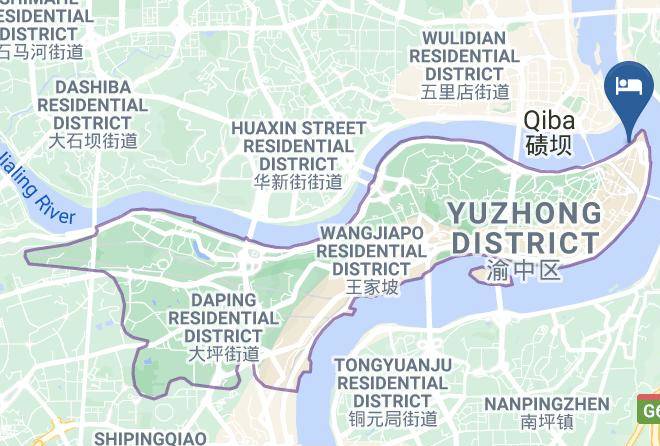 Yuzhong District - Sanjiang Hotel Maps