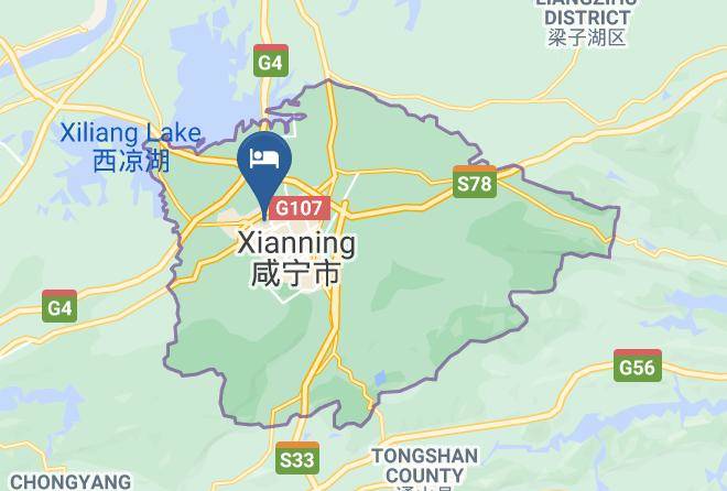 Xianning - Sanjiayi Hotel Maps
