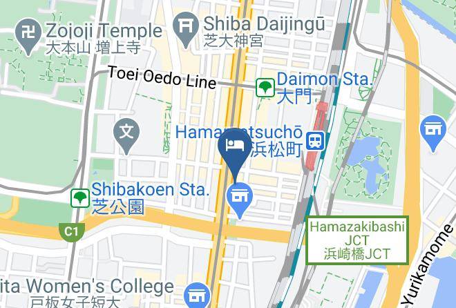 Minato Ward - Sanko Inn Grande Tokyo Hamamatsucho Maps