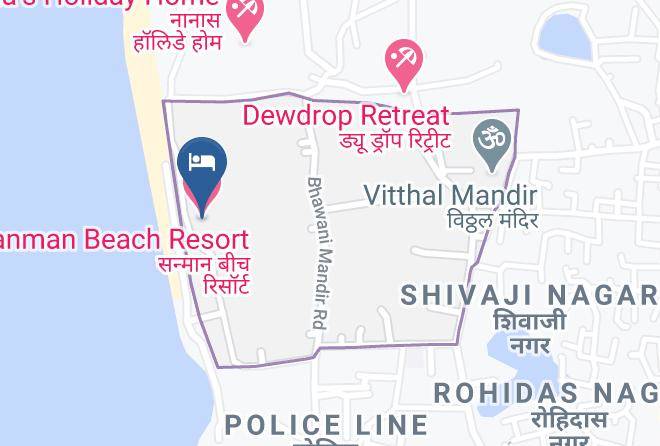 Alibag - Sanman Beach Resort Maps