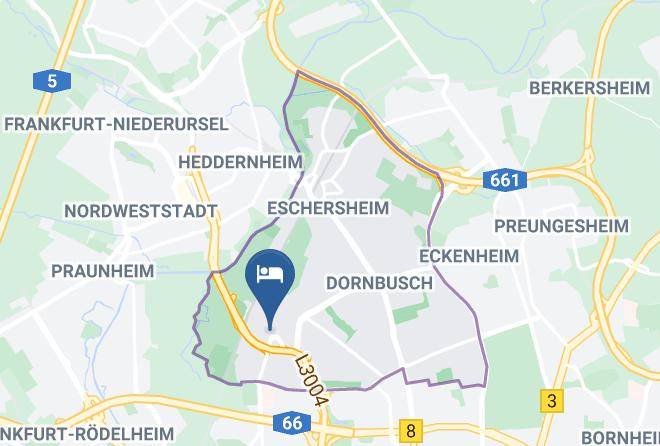Frankfurt Am Main - Sanmaru Hotel & Restaurant Maps