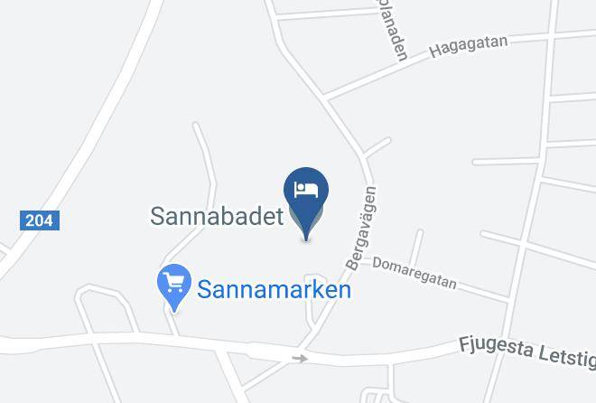 Sannabadet Map