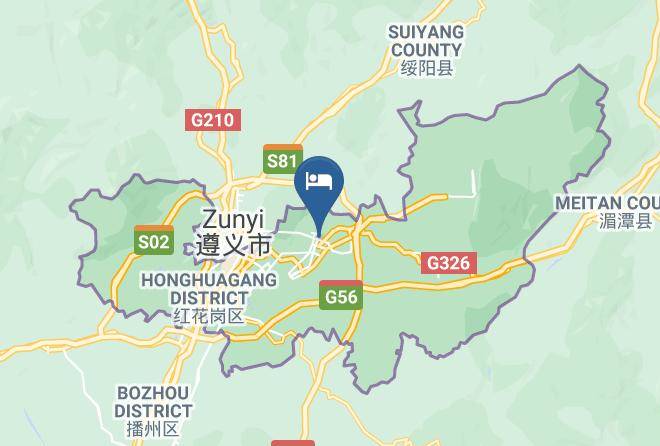 Zunyi - Sanqian Lvju Hotel Maps