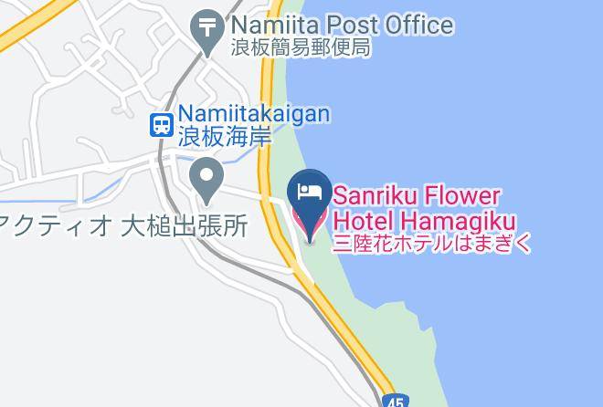 Otsuchi Townkamihei District - Sanriku Flower Hotel Hamagiku Maps