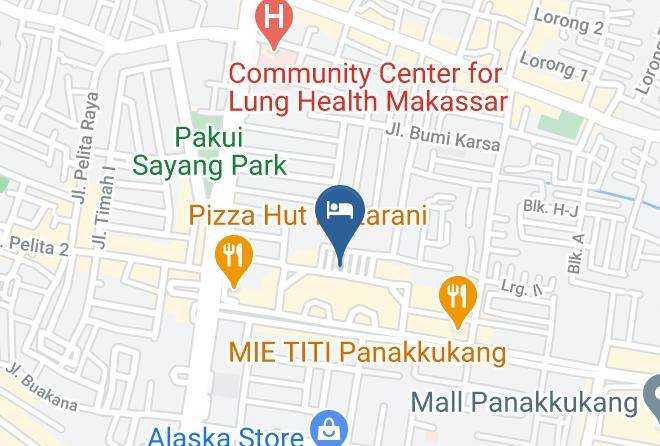 Makassar - Sanrina Hotel Maps