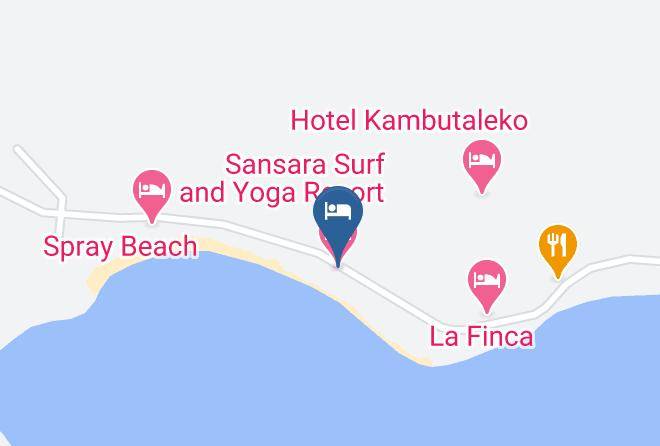 Tonosi - Sansara Surf And Yoga Resort Maps