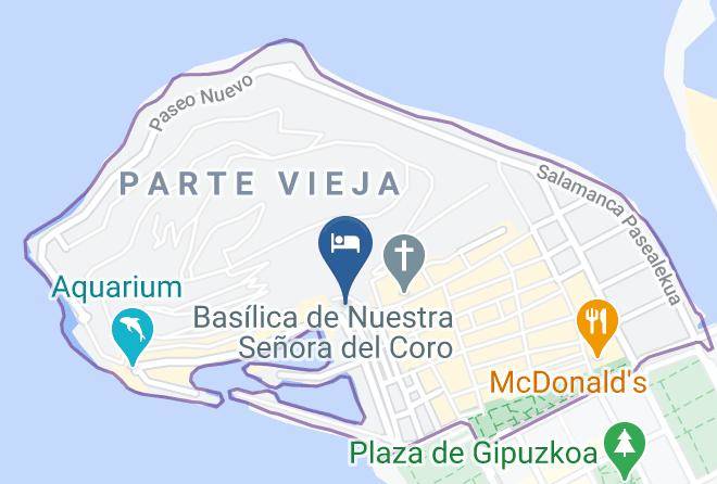 Gipuzkoa - Sansebay Hotel Maps