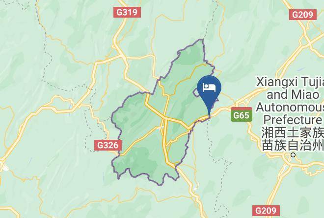 Xiushan Tujiazu Miaozu Aut County - Sansheng Hotel Maps