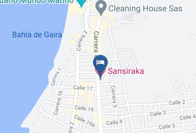 Santa Marta - Sansiraka Hotel Maps