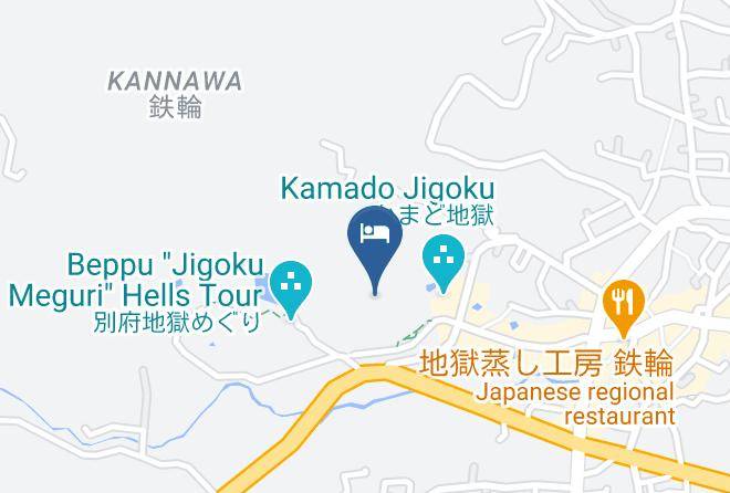 Beppu City - Sanso Kannawaen Maps