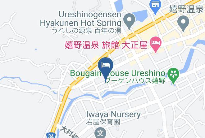 Ureshino City - Sansui Global Inn Maps