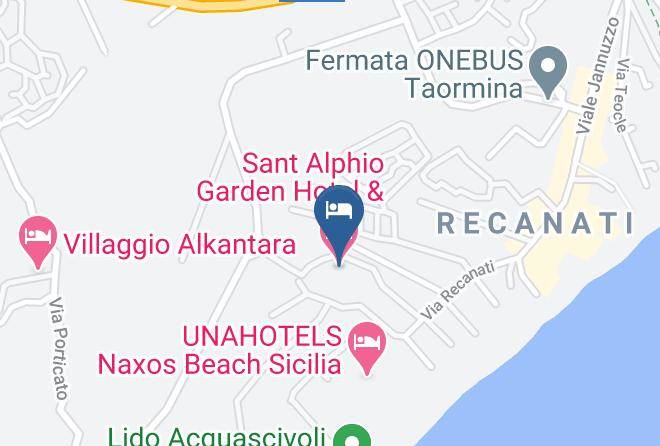 Messina - Sant Alphio Garden Hotel & Spa Maps