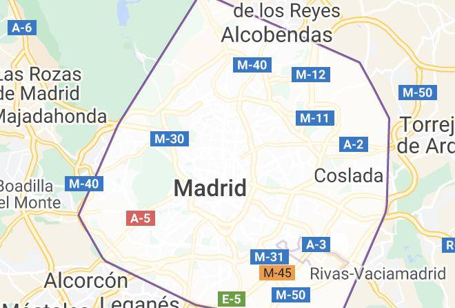 Madrid - Santa Ana Star Maps