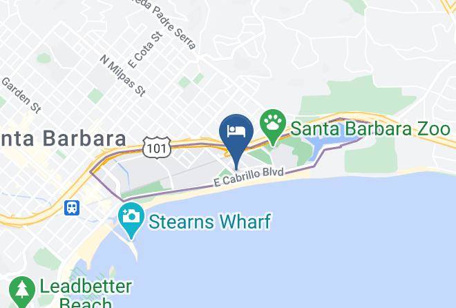Santa Barbara - Santa Barbara Inn Maps