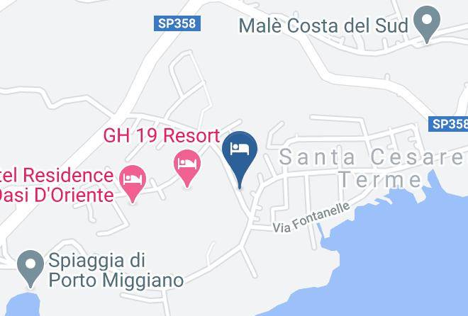 Santa Cesarea Terme B&b Map