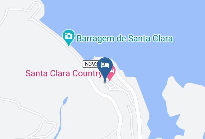 Santa Clara A Velha Charming Hotel Pousada Santa Clara Map